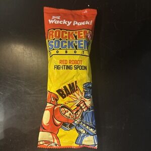 Rock em Sock em Sonic Wacky Pack RED ROBOT Fighting Spoon (SMBM)